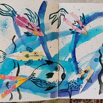 Il mio progetto del corso: Sketching creativo ad acquerello per principianti. Un progetto di Illustrazione tradizionale, Bozzetti, Creatività, Disegno, Pittura ad acquerello e Sketchbook di chiara_riedo - 08.11.2022