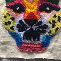 Mi proyecto del curso: Bordado XL con aguja mágica. Bordado, Decoração de interiores, Punch needle, e Design têxtil projeto de Liliana Quintero - 09.10.2022