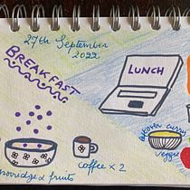 My project for course: Illustrated Life Journal: A Daily Mindful Practice. Fine Arts, Sketching, Creativit, Drawing, and Sketchbook project by odile_louissidney - 10.06.2022