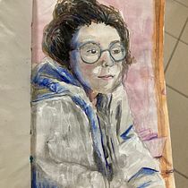 Mi proyecto del curso: Sketchbook para explorar tu estilo de dibujo. Un proyecto de Ilustración tradicional, Bocetado, Creatividad, Dibujo, Pintura a la acuarela, Sketchbook y Pintura gouache de Lourdes Díaz Lora - 05.10.2022