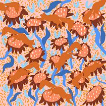 My project for course: Botanical Patterns in a Sketchbook: Conquer the Blank Page. Ilustração tradicional, Pattern Design, Ilustração botânica, e Sketchbook projeto de Martje Blom - 09.10.2022