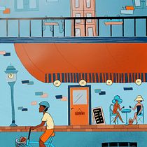 My project for course: Urban Illustration with Procreate Ein Projekt aus dem Bereich Traditionelle Illustration, Skizzenentwurf, Digitale Illustration, Digitale Malerei und Sketchbook von Artemis Kouvari - 09.10.2022