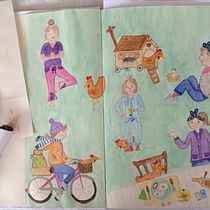 My project for course: Character Creation from Observational Drawings. Un proyecto de Ilustración tradicional, Diseño de personajes, Dibujo y Sketchbook de Christa Bintinger - 10.10.2022