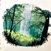 My project for course: Painting Atmospheric Landscapes with Gouache. Projekt z dziedziny Trad, c, jna ilustracja,  Malarstwo i Malowanie gwaszami użytkownika jensubra - 10.10.2022