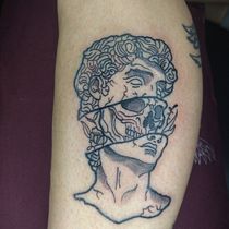 Meu projeto do curso: Técnicas de tatuagem blackwork com fine line. Tattoo Design project by Douglas Rocillo - 10.10.2022