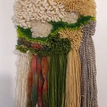 Mi proyecto del curso: Introducción al latch hooking y locker hooking. Decoração de interiores, Tecido, e Design têxtil projeto de dorisfernandezs - 13.12.2022