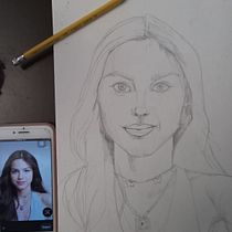 Mi proyecto del curso: Retrato realista con lápices de colores. Traditional illustration, Fine Arts, Pencil Drawing, Drawing, Portrait Drawing, Realistic Drawing, Artistic Drawing, and Colored Pencil Drawing project by Melissa Ureña - 10.08.2022