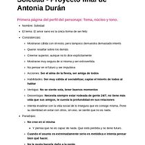 Soledad: el alma de la fiesta, pero fatalista sin creer en el amor. Su perfil de personaje. Writing, Narrative, Fiction Writing, and Creative Writing project by antonia_duran_godoy - 10.11.2022