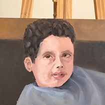 Meu projeto do curso: Retrato artístico a óleo sobre papel. Fine Arts, Painting, and Oil Painting project by Camila Sewa - 10.11.2022
