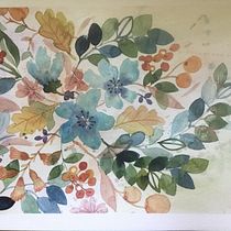 My project for course: Artistic Floral Watercolor: Connect with Nature. Ilustração tradicional, Pintura, Pintura em aquarela e Ilustração botânica projeto de Ellyn Gaspardi - 11.10.2022