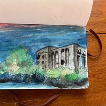 My project for course: Expressive Architectural Sketching with watercolor . Sketching, Drawing, Architectural Illustration, Sketchbook & Ink Illustration project by Brian - 10.12.2022