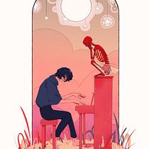 Listener. Traditional illustration, Character Design, Digital Illustration, Digital Drawing, and Manga project by NyaDora - 10.12.2022