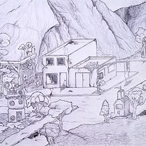 Meu projeto do curso: A arte de desenhar: transforme seus rabiscos em arte Ein Projekt aus dem Bereich Traditionelle Illustration, Bleistiftzeichnung, Zeichnung und Sketchbook von Sidney Nogueira - 12.10.2022
