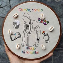 Meu projeto do curso: Técnicas básicas para bordado de letras. Un projet de Broderie , et Design textile de JOANA MARA ASTRO PEREIRA - 12.10.2022