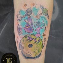 Mi proyecto del curso: Tatuaje artístico full color. Een project van Traditionele illustratie,  Tekening, Digitale illustratie,  Tatoeageontwerp y Digitale tekening van Decacia _ - 01.08.2022