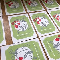 My project for course: Introduction to Screen Printing for Illustration Ein Projekt aus dem Bereich Traditionelle Illustration, H, werk, Siebdruck und Prägung von bronwenlloyd - 13.10.2022
