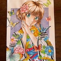 Il mio progetto del corso: Colorazione con pennarelli per disegno manga. Traditional illustration, Comic, Color Theor, and Manga project by danieladecet - 10.13.2022