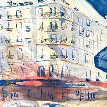 Mi proyecto del curso: Dibujo arquitectónico con acuarela y tinta. Sketching, Drawing, Watercolor Painting, Architectural Illustration, Sketchbook & Ink Illustration project by Paola Lucía - 10.13.2022