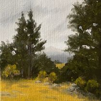 My project for course: Landscape Oil Painting with Plein-air Techniques. Fine Arts, Painting, and Oil Painting project by David Hamann - 10.08.2022