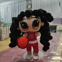 Jugadora de básquet ball. Arts, Crafts, To, Design, Fiber Arts, and Character Design project by rmaguito07 - 10.13.2022