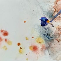 My project for course: Watercolor Wildlife in Positive and Negative. Traditional illustration, Fine Arts, Painting, Drawing, Watercolor Painting, Botanical Illustration, and Naturalistic Illustration project by Jane - 10.14.2022