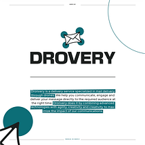 Drovery Branding. Projekt z dziedziny Design, Br, ing i ident, fikacja wizualna, Projektowanie graficzne, Projektowanie logot i pów użytkownika André de Carvalho - 12.10.2022