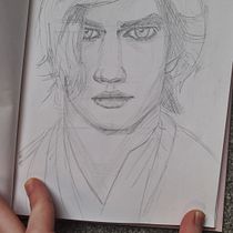 My project for course: Portrait Sketchbooking: Explore the Human Face. Projekt z dziedziny Sketching,  R, sunek, Portret,  R, sunek art, st, czn i Sketchbook użytkownika Nic Hodges - 14.10.2022