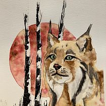 Mon projet du cours : Portraits expressifs d'animaux à l'aquarelle . % Virginie Boivin tarafından hazırlanan Geleneksel illüstras, on, Sulubo, a Resim, Gerçekçi Çizim, Doğalcı İllüstras, Ve on projesi - 10.12.2022