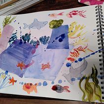 My project for course: Creative Watercolor Sketching for Beginners. Traditional illustration, Sketching, Creativit, Drawing, Watercolor Painting, and Sketchbook project by Sarah Page - 10.15.2022