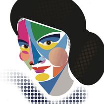 Il mio progetto del corso: Creazione di ritratti geometrici con Procreate. Un projet de Illustration traditionnelle et Illustration numérique de bertocchi_p - 16.10.2022
