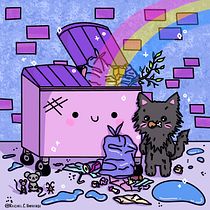 My project for course: Designing Kawaii Worlds: Spread Joy Through Illustration. Character Design, Digital Illustration, and Manga project by Rachel Carlisle - 10.15.2022