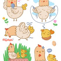 My project for course: Kawaii Illustration: Create Charming Characters. Un proyecto de Ilustración tradicional, Diseño de personajes y Manga de Taufan Erfiyanto - 15.10.2022