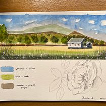 Mi proyecto del curso: Cuaderno de viaje en acuarela. Traditional illustration, Watercolor Painting, Architectural Illustration, and Sketchbook project by Patricia Alférez Cano - 10.16.2022