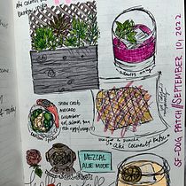 My project for course: Illustrated Life Journal - A Daily Mindful Practice. Fine Arts, Sketching, Creativit, Drawing, and Sketchbook project by nancym_huizar - 10.16.2022