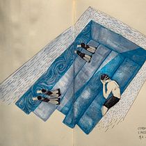 Il mio progetto del corso: Illustrazione artistica surrealista con penna a sfera. Projekt z dziedziny Trad, c, jna ilustracja,  R, sunek,  R, sunek art, st, czn,  R i sunek atramentem użytkownika amici_71_1 - 16.10.2022
