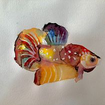 Meu projeto do curso: Técnicas experimentais de aquarela para principiantes. Un progetto di Illustrazione tradizionale, Belle arti, Pittura ad acquerello e Illustrazione naturalistica di Bianca Rigler Borges do Prado - 16.10.2022