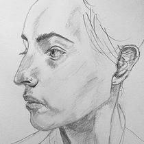 My project for course: Portrait Sketchbooking: Explore the Human Face. Projekt z dziedziny Sketching,  R, sunek, Portret,  R, sunek art, st, czn i Sketchbook użytkownika angelawillis22 - 09.10.2022