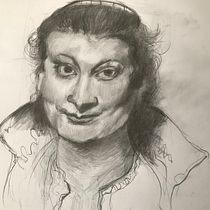 My project for course: Graphite Drawing Techniques for Planar Portraiture. Fine Arts, Sketching, Drawing, Portrait Drawing, Realistic Drawing, and Artistic Drawing project by virkev - 10.17.2022