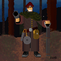 Soldado. Un progetto di Character design e Pixel art di eustassheisenberg - 15.10.2022