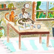 My project for course: Exploratory Sketchbook: Find Your Drawing Style. Un proyecto de Ilustración tradicional, Bocetado, Creatividad, Dibujo, Pintura a la acuarela, Sketchbook y Pintura gouache de Emma Heywood - 17.10.2022