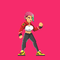 My project for course: Introduction to Character Design in Pixel Art. Un progetto di Character design, Videogiochi, Pixel art e Progettazione di videogiochi di David Hosea - 17.10.2022
