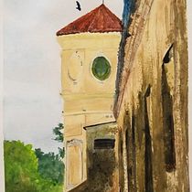 Mi proyecto del curso: Representación arquitectónica en acuarela. Un projet de Illustration traditionnelle, Esquisse , Dessin, Aquarelle, Illustration architecturale , et Carnet de croquis de Ana Brenda Salgado - 11.10.2022