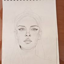 Mi proyecto del curso: Sketchbook de retrato: explora el rostro humano. Projekt z dziedziny Sketching,  R, sunek, Portret,  R, sunek art, st, czn i Sketchbook użytkownika arenaslopezrosa - 16.10.2022