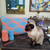 Meu projeto do curso: Design de padrões para crochê: encontre seu próprio estilo. Un progetto di Design di accessori, Pattern design, Fiber Art, DIY, Uncinetto e Textile Design di Maria Clara Lima Valente do Valle - 17.10.2022