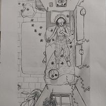 Meu projeto do curso: Fundamentos do desenho de pessoas a partir da imaginação. Traditional illustration, Sketching, Pencil Drawing, Drawing, Artistic Drawing, and Figure Drawing project by Gabriele Soares Carvalho - 10.16.2022