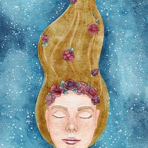 My project for course: Watercolor Techniques for Dreamlike Illustrations. Traditional illustration, Drawing, Watercolor Painting, and Editorial Illustration project by Jess Thomas - 10.17.2022