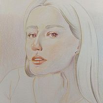 Mein Abschlussprojekt für den Kurs: Lebendiges Porträtzeichnen mit Buntstiften. Drawing, Portrait Drawing, Sketchbook, and Colored Pencil Drawing project by Mia - 10.18.2022