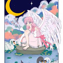 Cupid Illustration. Een project van Traditionele illustratie, Ontwerp van personages, Stripboek, Digitale illustratie, Digitale tekening y Manga van koffeetimee - 17.10.2022
