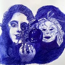 My project for course: Sketchbook Illustration with Pen: Embracing Mistakes. Esboçado, Desenho, Sketchbook e Ilustração com tinta projeto de Anastasia Prokopenko - 18.10.2022