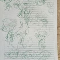 Mi proyecto del curso: Diario de dibujo: crea personajes fantásticos. Character Design, Sketching, Pencil Drawing, Drawing, and Sketchbook project by shaynkailin - 10.18.2022